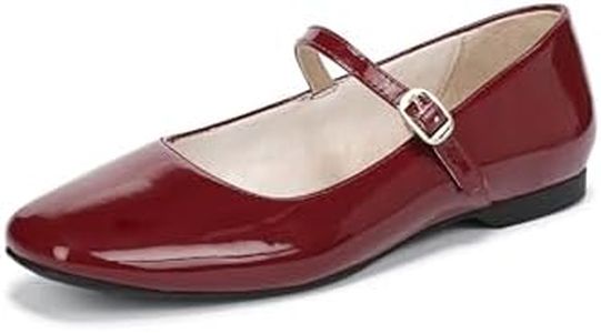 LifeStride Women's Beloved Mary Jane Flat Dark Cherry Patent 5.5 M
