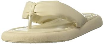 Van Heusen womens Flatform Sandal, Beige, 8 UK