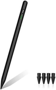 Pencil for iPad 2018-2026, 13 minutes fast charge, Pixel Precision, Tilt Sensitive Stylus Pen Compatible Apple iPad A16 11/10/9/8/7/6th Gen, Pro 12.9/11/13 Inch M4, Air 3/4/5/M2/M3, Mini 5/6/7, Black