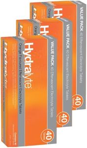 Hydralyte Orange Flavoured Effervescent Electrolyte Tablets 40 3xBulk Pack
