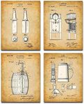 Original Beer Patent Art Prints - B