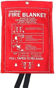 Large Fire Blanket for Home XL 59x59 79x79 Inches Emergency Fire Blankets Kitchen Fire Retardant Blanket Fire Shelter Suppression Restaurant House Car Warehouse Fire Proof Survival Safety Reusable