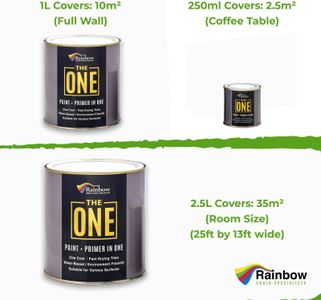 THE ONE White Satin Paint 250ml – Interior Multi-Surface Finish
