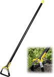 Yangers 61 Inch Adjustable Garden Tool Hoes with Long Handle Garden Hook Weed Rake Gardena Weed Puller Outdoor Soil Loosening Tool Garden Gifts for Planting Vegetable Farm