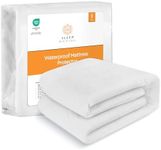 Sleep Mantra Waterproof Mattress Protector - Terry - Breathable, Noiseless & Hypoallergenic Bed Cover - Deep Pocket Fitted Sheet Style (Twin)