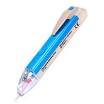 Non-Contact Voltage Tester with LED Flashlight, Buzzer Alarm, AC Voltage Detector Pen,Test Range 60V - 1000V & Live/Null Wire Judgment