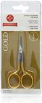 Mundial Gold Straight Nail Scissors 9 Cm S/A Silver/Gold