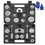 DASBET 22pcs Heavy Duty Disc Brake Caliper Tool Set and Wind Back Kit for Brake Pad