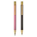 Ted Baker Mechanical Pencil and Ballpoint Pen Set - Grey and Pink, TED713