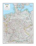 National Geographic: Germany Wall Map - 22 x 28 inches - Laminated