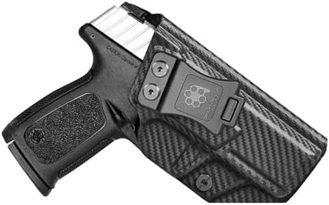 Amberide S&W SD9 VE IWB Holster, Kydex Concealed Carry Holster for SD9 VE / SD40 VE, No Optic/No Laser, Posi-Click Retention, Sweat Guard, Adjustable Cant (0–30°)