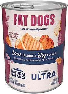 Natural Balance Original Ultra Fat Dogs Wet Dog Food, Chicken & Salmon Recipe in Broth, 13 oz (Pack of 12)