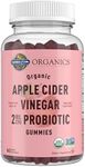 Garden of Life Apple Cider Vinegar Probiotic Gummies USDA Organic ACV Gummy Vitamins, 2 Billion CFUs, Whole Food Vitamin B12-60 Vegan, Non-GMO Gummies for Digestion & Immunity
