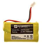 Vtech CS6129-41 Cordless Phone Battery NI-CD, 2.4 Volt, 700 mAh, Ultra Hi-Capacity Battery - Replacement Battery for Sony BP-T50, Vtech BT275242, Cordless Phone Batteries