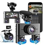 Hupejos 4 Channel Dash Cam Front an