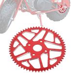 IUVWISN 60T 420 Chain Sprocket 40MM Rear Drive Wheel Sprocket CNC for CT200U CT200U-EX BT200X Baja Warrior Predator 212cc 196cc Go Kart Trail 200 MB165 MB200 Mini Bike Red