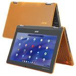 mCover Hard Case Only Compatible for 2021~2023 11.6" Acer Chromebook Spin 511 R753T Series 2-in-1 Laptop Computers (NOT Compatible with Any Other Acer Models) - Orange