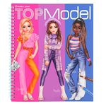 Depesche 12447 Create Your TOPModel Colouring Book Set with 40 Pages for Designing Fashion Outfits