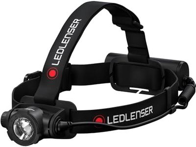 Ledlenser Linterna frontal LED H7R Core, 1000 lúmenes, recargable con batería de litio, impermeable IP67, enfocable, regulación gradual, Constant Light, haz de luz de 250m, carga magnético USB