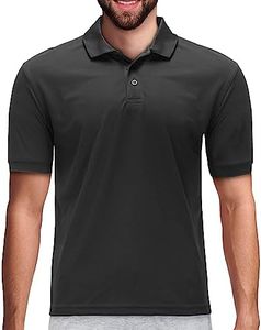 Mens Black Drifit Polo Shirt XXXL