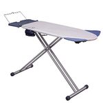 Mabel Home Extra-Wide ironing Pro Board with Shoulder Wing Folding, 8 Feature, with + Extra Cover