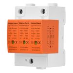 Heschen Surge Protective Device for PV, LYD1-PV1000, 3P 1000VDC 20KA, Fire-Proof, 35mm DIN Rail Mounting