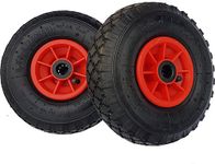 2 x sack trolley wheel pneumatic tyre 3.00-4 (2P.R), 260 mm x 85 mm, sack truck spare tyre