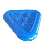 Inflatable Floating Drink Holder Triangle Inflatable 6 Hole Floating Coasters Cup Holders Spa Bar Hot Tub Drinks Holder Summer Party Supplies