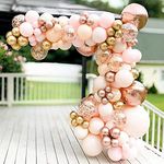 Flixcart Rose Gold Balloon Arch Kit - 101 Pcs Balloon Garland Kit with DIY tools Perfect for Thanksgiving, Engagement, Wedding, Welcome Home, Graduation & Kids Birthday Party Decoration