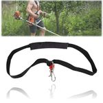 SALUTUY Single Strimmer Harness, Comfort Portable Safety Sturdy Metal Security Clip Pruner Harness Strap Nylon Materials with Adjustable Harness for Animal Husbandry