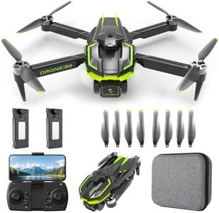 Drone with Camera 1080P for Kids and Adults, RC Quadcopter Drone for Beginners with Brushless Motor, One Key Start/2 Battery Long Fly Time, Toys Gifts for Boys and Men Birthday Gifts (Green)