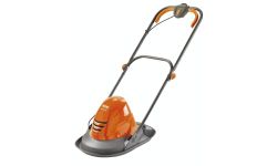 Flymo Turbo Lite 250 Electric Hover Lawn Mower – 1400 W, 25 cm Cutting Width, Ambidextrous Handles, Folds Flat, Orange