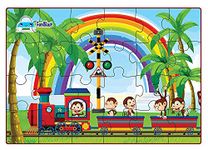 FunBlast Train Engine Jigsaw Puzzle for Kids – 24 Pcs Jigsaw Puzzle for Kids, Boys, Girls (Multicolor)