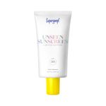 Supergoop! Unseen Sunscreen - SPF 30 - Invisible, Broad Spectrum Face Sunscreen + Makeup-Gripping Primer - Weightless, Scentless - For All Skin Types & Skin Tones - 2.5 fl oz
