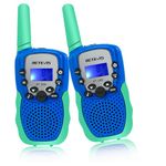 Retevis RT388 Kids Walkie Talkies, Toy Gifts for 3-12 Years Old Girls Boys, VOX, Clear Sounds, Flashlight, Walkie Talkie Kids for Gifts, Family Games, Park, Garden, Outdoor (1Pcs, Blue)