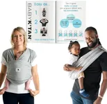 Original Baby K'tan Baby Carrier: #1 Easy Pre-Wrapped, Soft, Slip-On, No Rings, No Buckles | 5 in 1 Baby Sling Gift | The Best Hands Free Infant Wrap For Newborn to Toddler up to 35lb (See Size Chart)