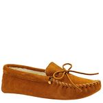 Minnetonka Men's Pile Lined Softsole, Brown, Numeric_12