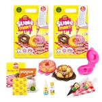 Slime Mart Small Bag (2PK) by ZURU for Making Donuts, Compound Slime Toy, Arts & Crafts for Kids and Kidults, Soft Slime Making Kit for Girls Ages 6 to 10 - Fun Gift Idea for Boys Girls