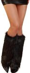 RSLOVE Fur Leg Warmers Winter Leg W