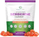 Keto Berberine Complex Gummies (Sugar-Free) with Ceylon Cinnamon, Milk Thistle, ACV [AMPK Metabolic Activator] Berberine Supplement for Metabolism, Energy, Gut Health, Fasting & Body Mass Control