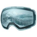 OutdoorMaster Ski Goggles PRO Replacement Lens - 20+ Choices (VLT 60% L.Blue Lens)