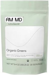 Amy Myers MD Organic Greens Powder Superfood Juice from The Myers Way Protocol Contains 14 Powerful USDA Certified Organic Plant Foods Spirulina, Chlorella, Barley More 270 Grams 30 Servings