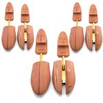 HOUNDSBAY Cedar Shoe Tree - Adjustable Wood Boots Trees with Wide Heel - Great Wooden Shoe Stretcher for Men's and Women's, Natural Cedar, 10-11 US/L