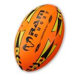 Ram Rugby Gripper 2.0 Pro NEON Trainer Rugby Ball - Hand-stitched - 3-Ply Construction - Hi-tech Bladder - Precision Flight Valve - 3D Grip For Ultimate Passing And Catching Control (Sizes 5, 4 & 3)