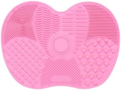 Cepillo de Limpieza de Silicona, Alfombrilla de Limpieza de Brochas de Maquillaje de Silicona, Estera de Limpieza de Cepillo Cosmético