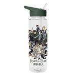 Attack on Titan Water Bottle (Survey Corps Design) 700ml Plastic Water Bottle, Girls Water Bottle, Boys Water Bottle, Kids Water Bottle - Official Merchandise