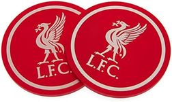 Liverpool FC Coaster Set (Pack Of 2) (UK Size: One Size) (Red)