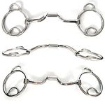 Universal Wilkie Bevel Beval Loose Ring Roller Horse Bit Snaffle (5")