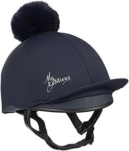 LeMieux Unisex Young Rider Hat Silk in Indigo - Breathable Headwear with 4 Way Stretch Fabric - Snug & Secure Fit - One Size