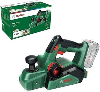 Bosch 18V System Cordless Planer PHO 18V-20 (Flexible planing from Different Angles; Easy Blade Change; incl. Dust Bag)